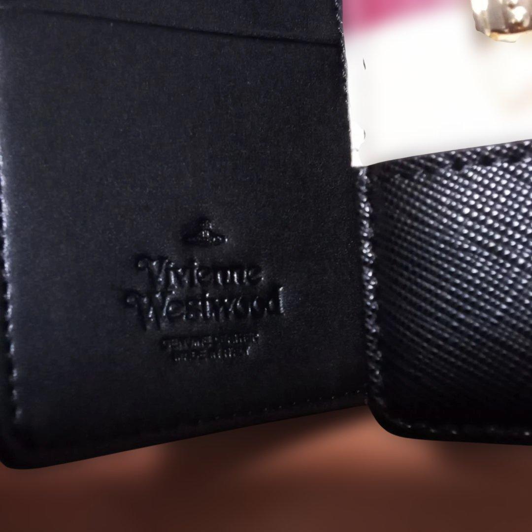 新品未使用 Vivienne Westwood ストライプデザイン 三つ折り財布