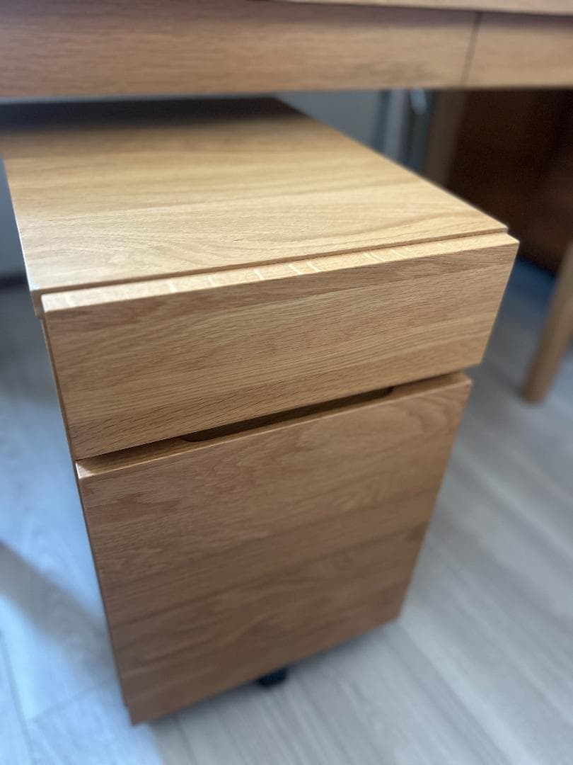無印良品　木製デスクキャビネット　MUJI