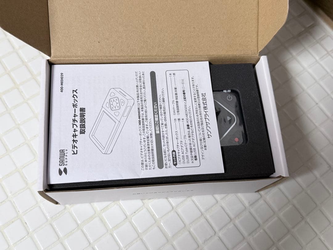 未使用！400-MEDIO29ビデオキャプチャーボックス