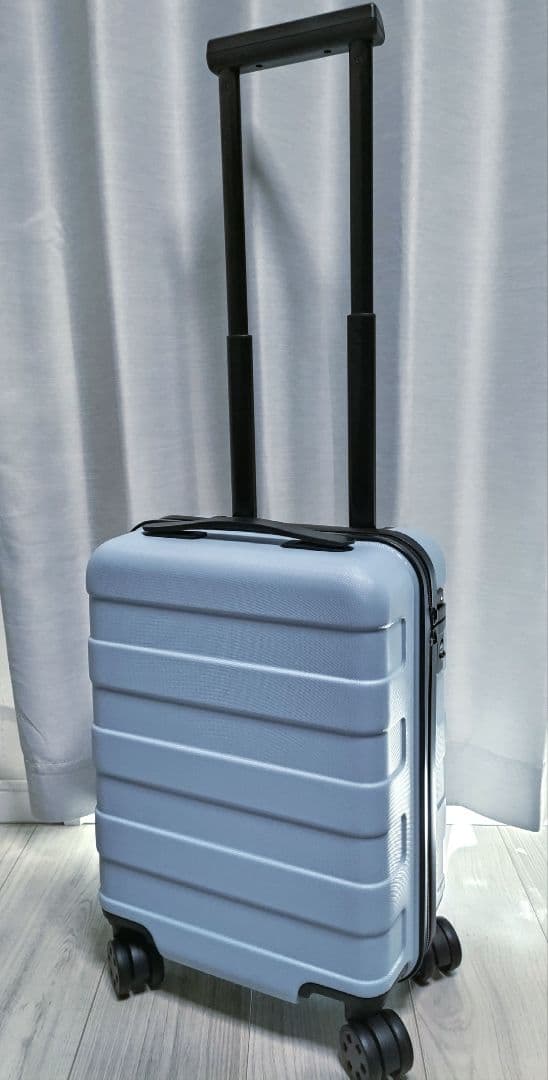 美品　無印良品　キャリーケース　水色　19L