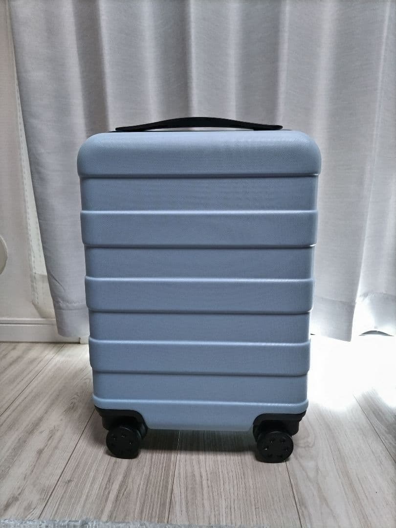 美品　無印良品　キャリーケース　水色　19L