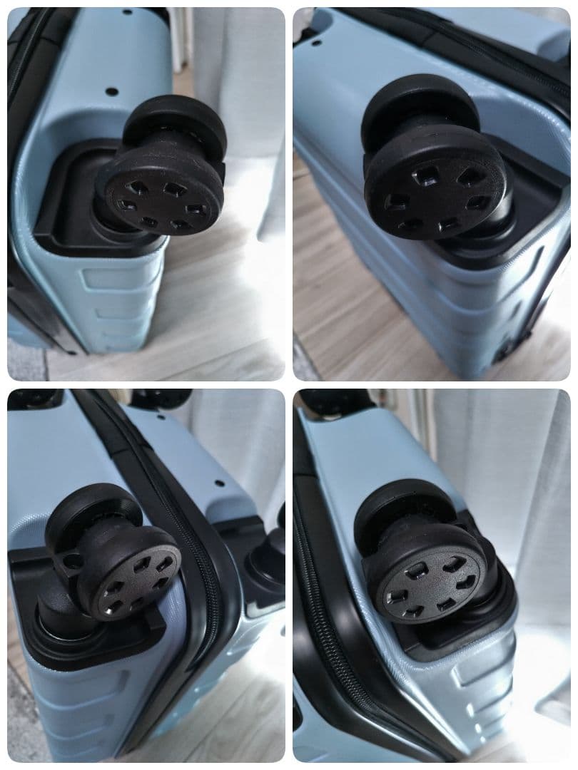 美品　無印良品　キャリーケース　水色　19L