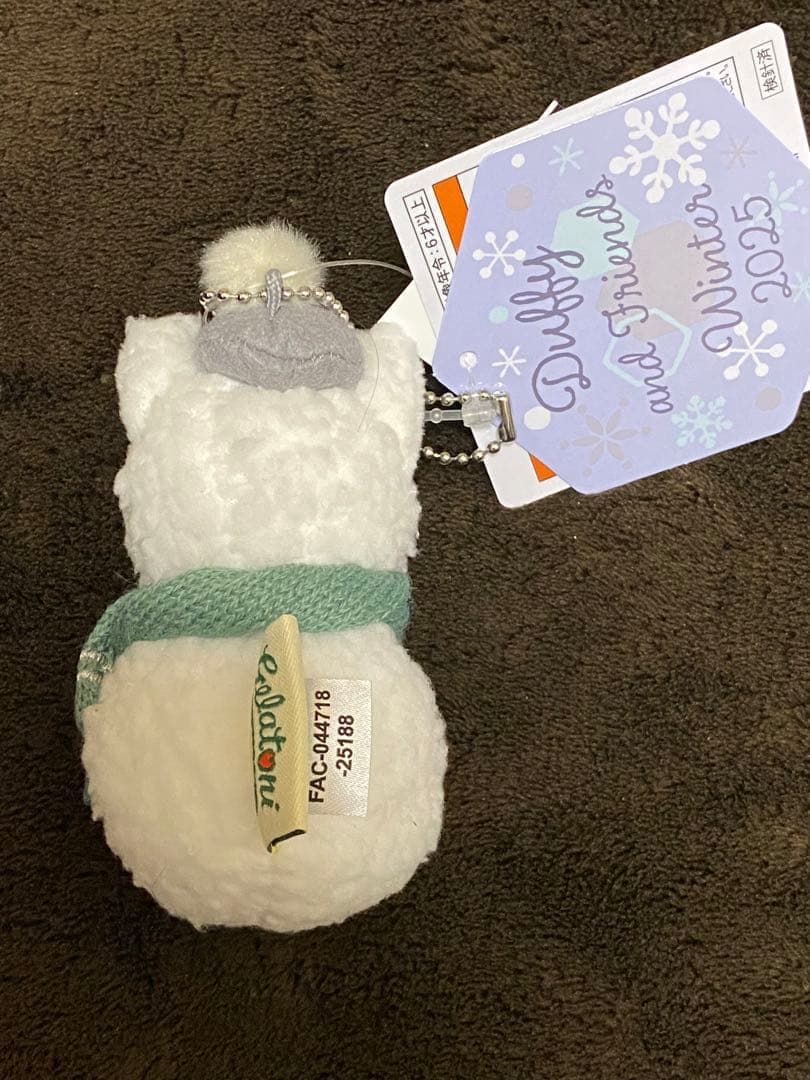 ジェラトーニ　Duffy and Friends 雪だるまストラップ 2025