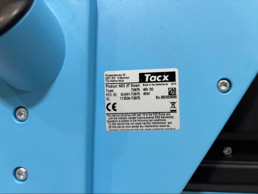 Tacx smart Neo 2T スマートローラー ローラー台