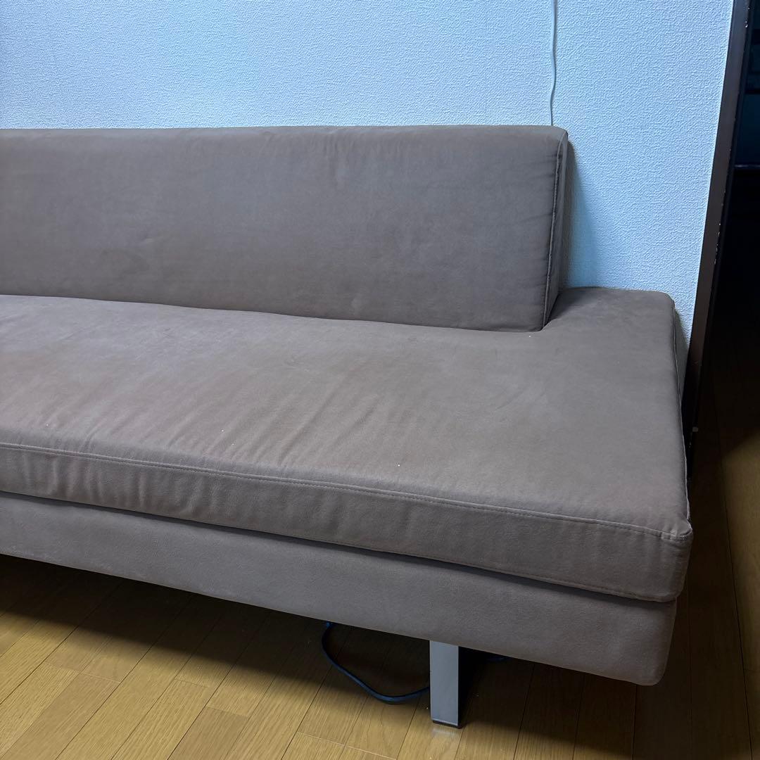 HUKLA/RICCOリコ・D 片アーム３Pソファ3人掛け片肘ダイニングベンチ