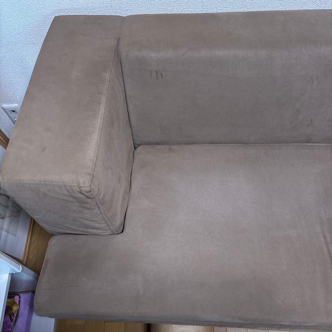 HUKLA/RICCOリコ・D 片アーム３Pソファ3人掛け片肘ダイニングベンチ