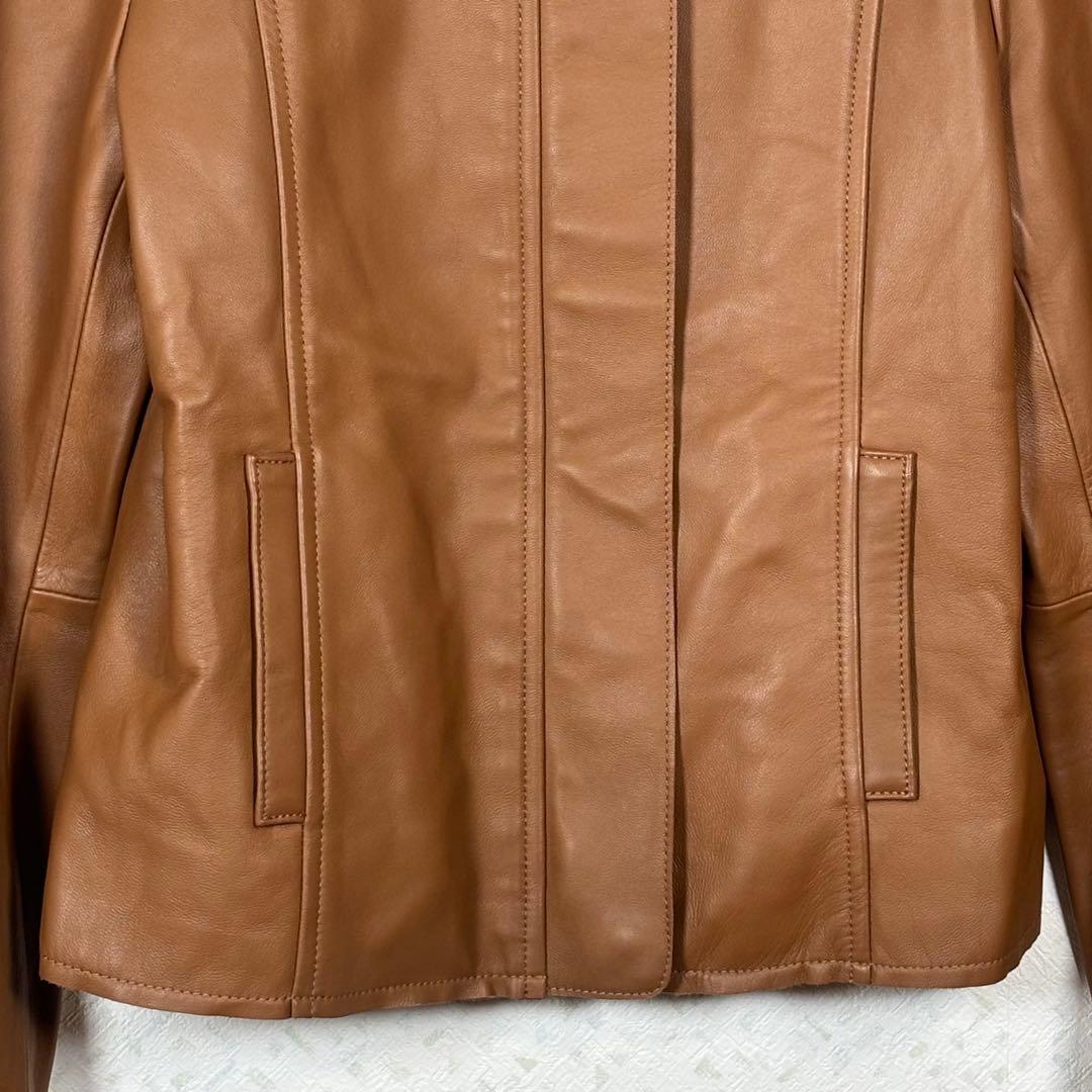 もりのがっこう　羊革　レザー ジャケット L サイズ　レディース