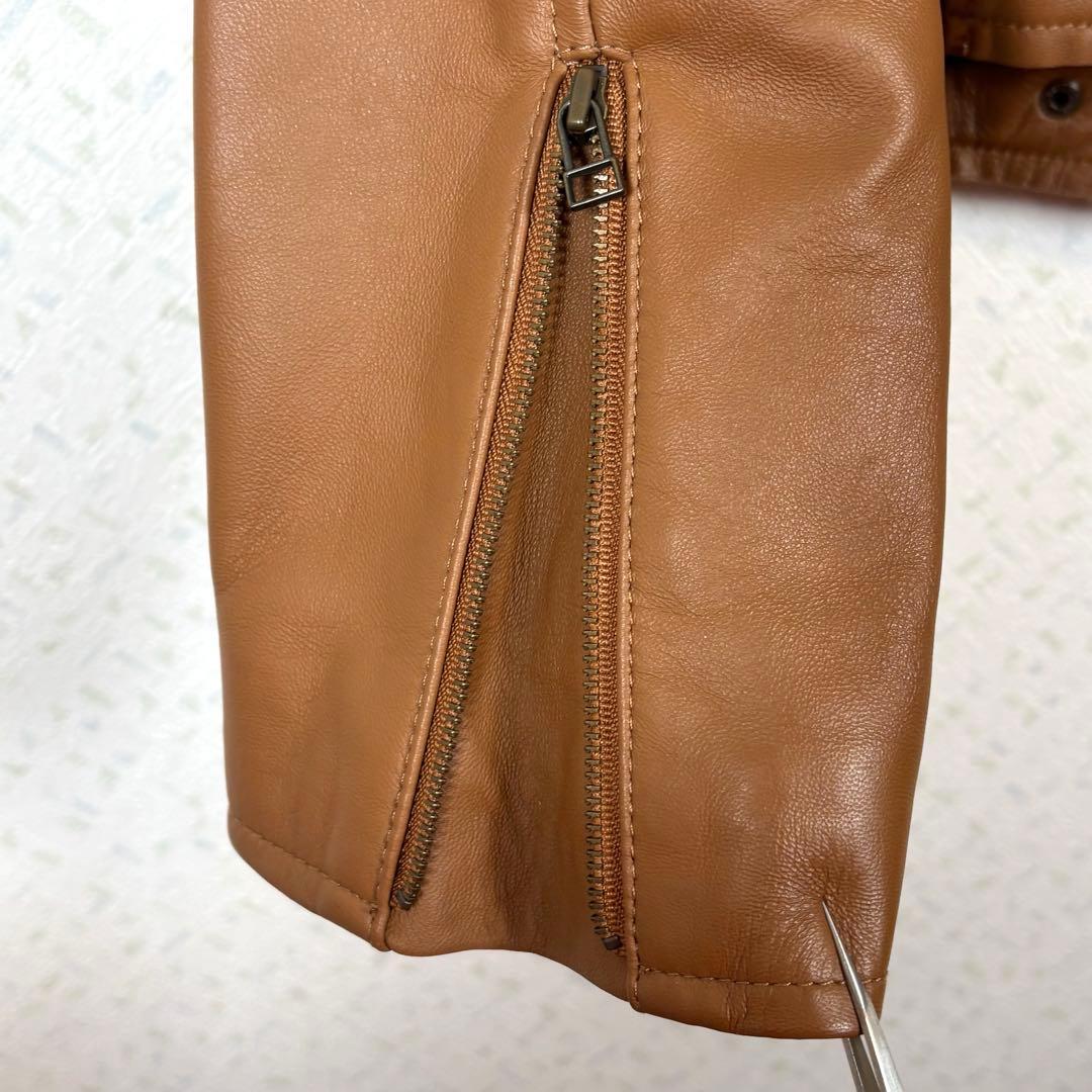 もりのがっこう　羊革　レザー ジャケット L サイズ　レディース