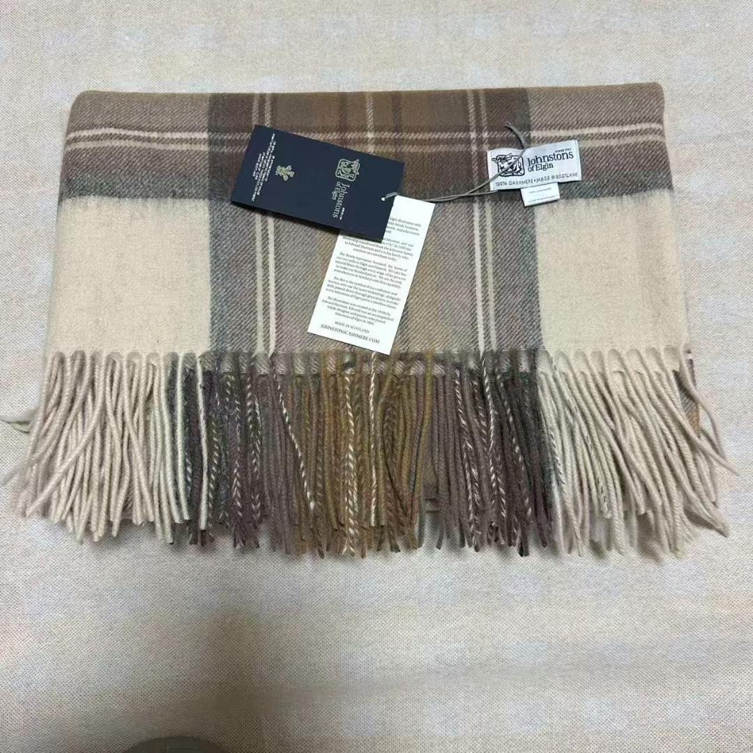 ☆*☆様 Johnstons ジョンストンズ カシミア 大判 チェック ストール