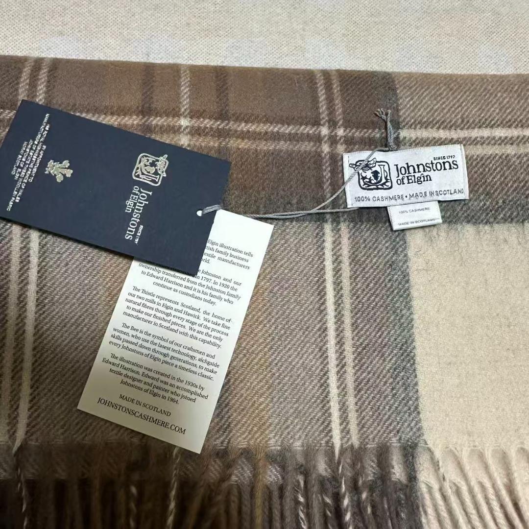 ☆*☆様 Johnstons ジョンストンズ カシミア 大判 チェック ストール