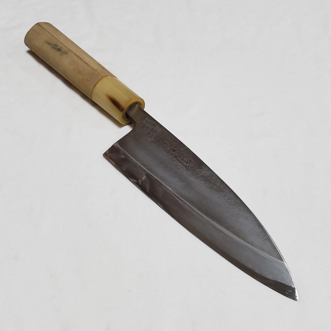 k*1様 【S44-6】有次 出刃包丁 和包丁 研ぎ済み 水牛柄 刃渡り約15c