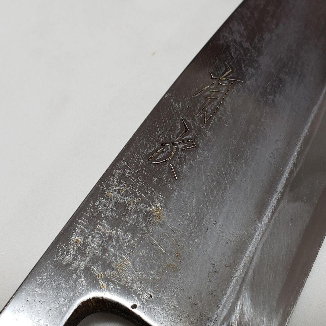 k*1様 【S44-6】有次 出刃包丁 和包丁 研ぎ済み 水牛柄 刃渡り約15c