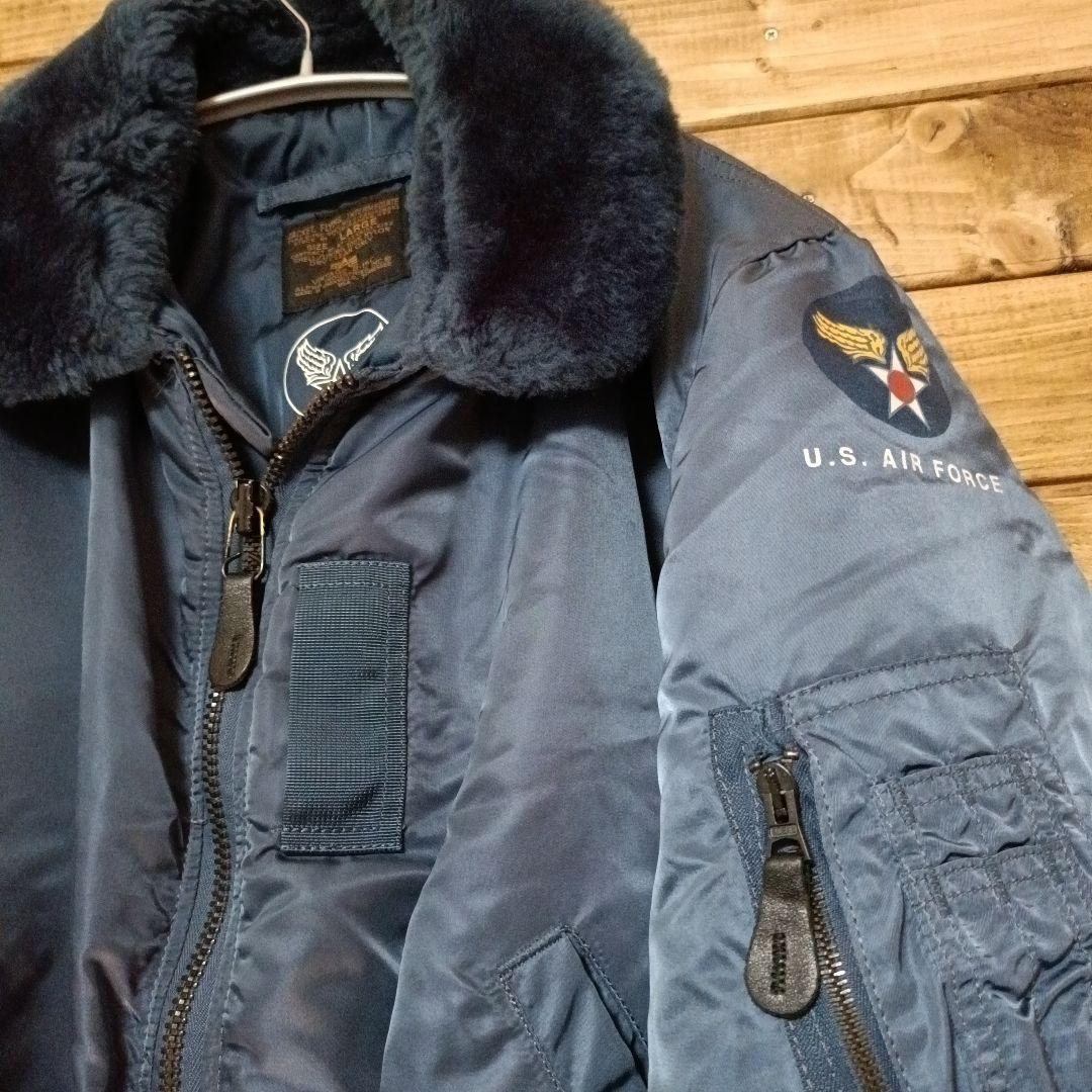 美品 U.S AIR FORCE B-15C 50s 復刻 USA製 alpha