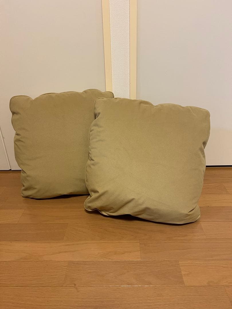 未使用　アルフレックス arflex クッション2点 フェザー