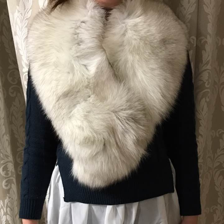 成人式　ショール　フォックス