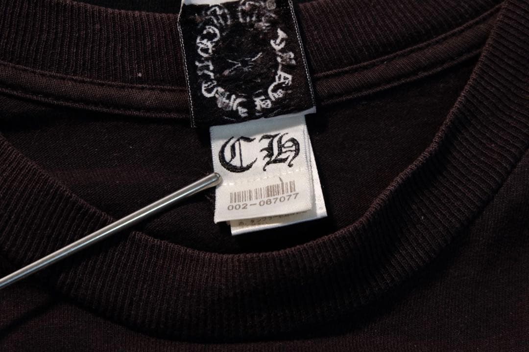 vintage クロムハーツ バックスクロールラベル ブラック L