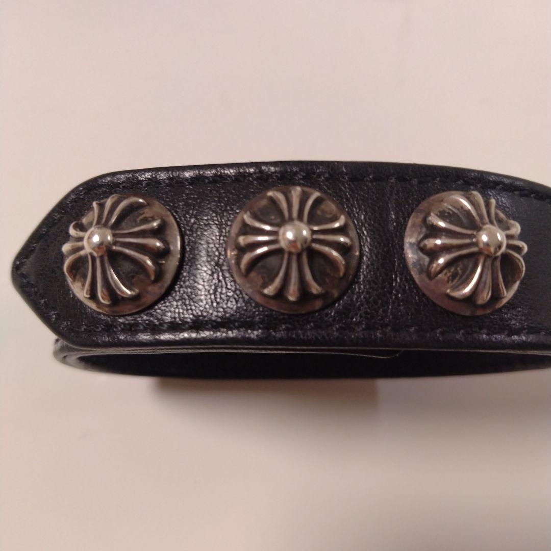 CHROME HEARTS 3ボタン 2スナップ ブレスレット インボイスあり