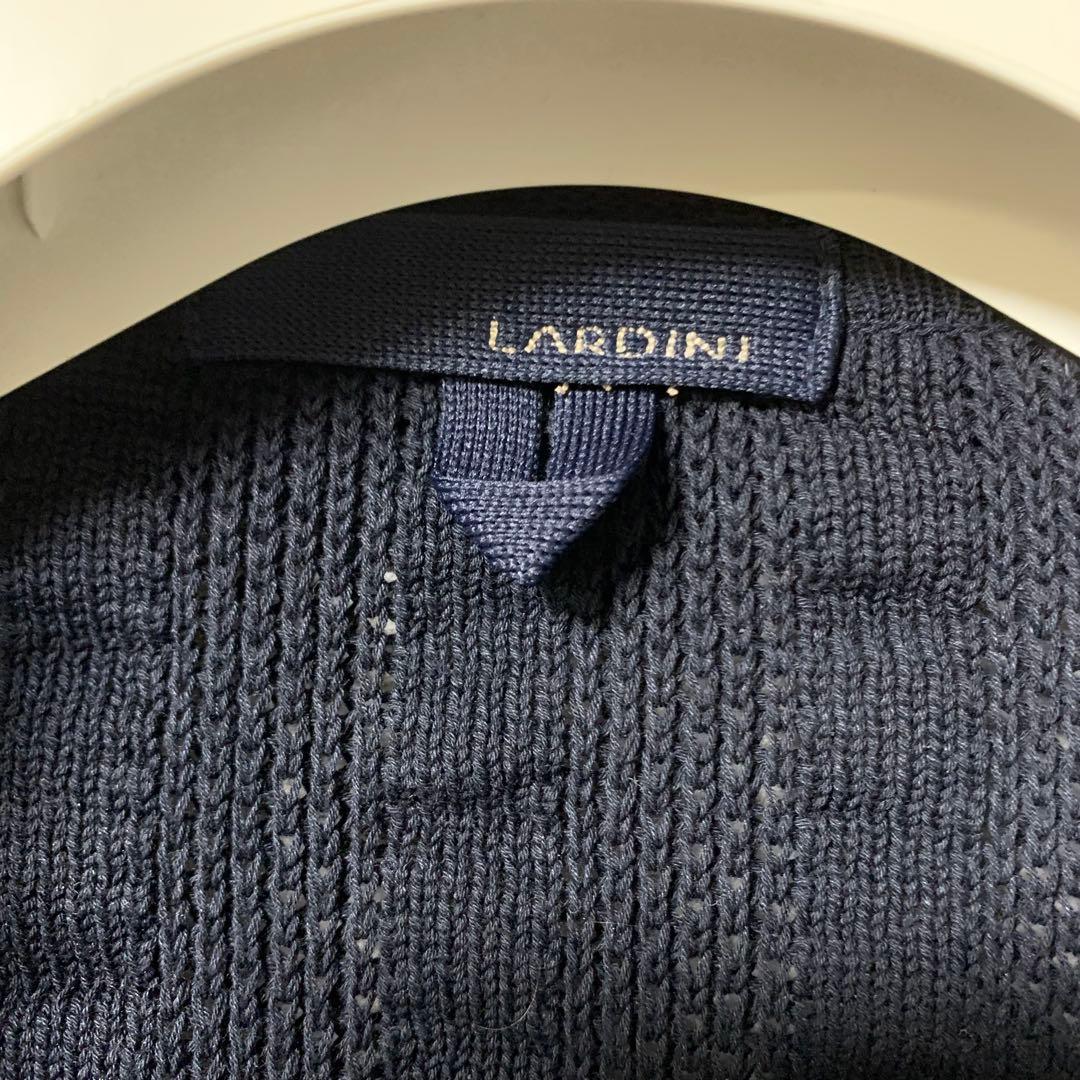 LARDINI ラルディーニ　コットンカーディガン　サマー ネイビー 52