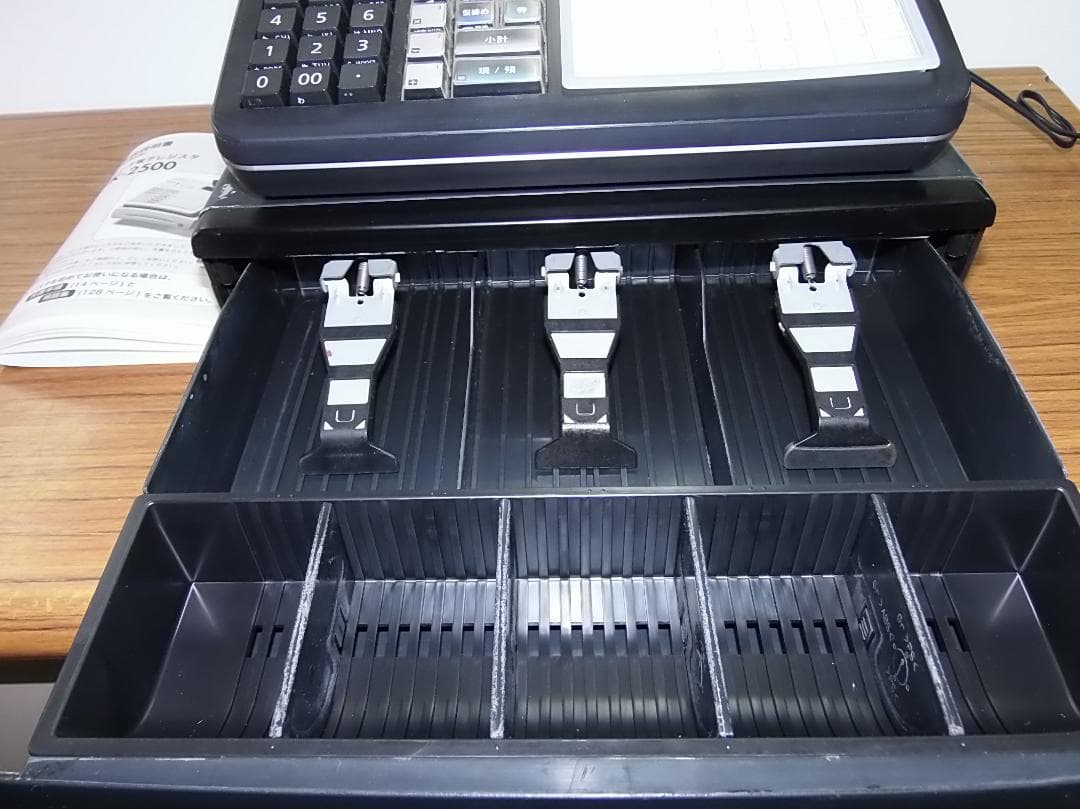 カシオ飲食店向72タッチ3面で可能TK-2500インボイスレジスター250428