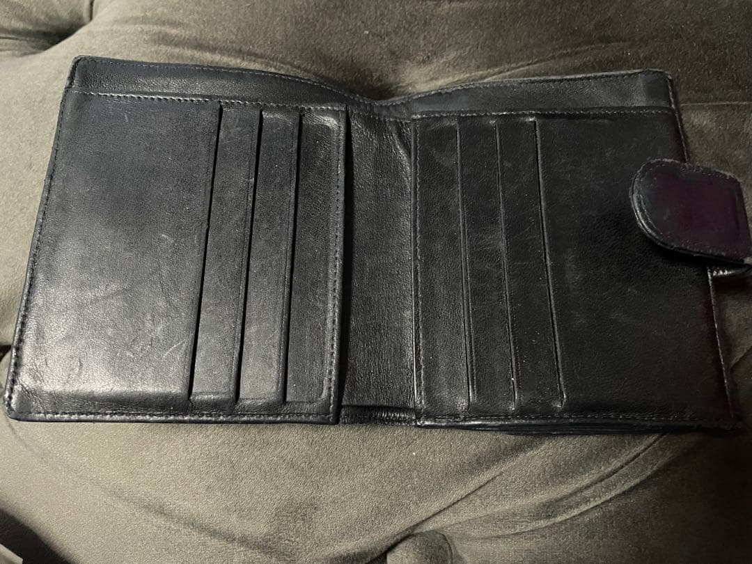 CHANEL 二つ折り財布 黒