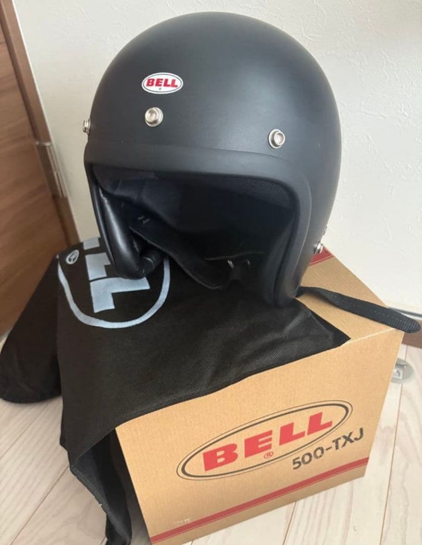 BELL TXJ500ジェットヘルメット マットブラック XL(63～64㎝)
