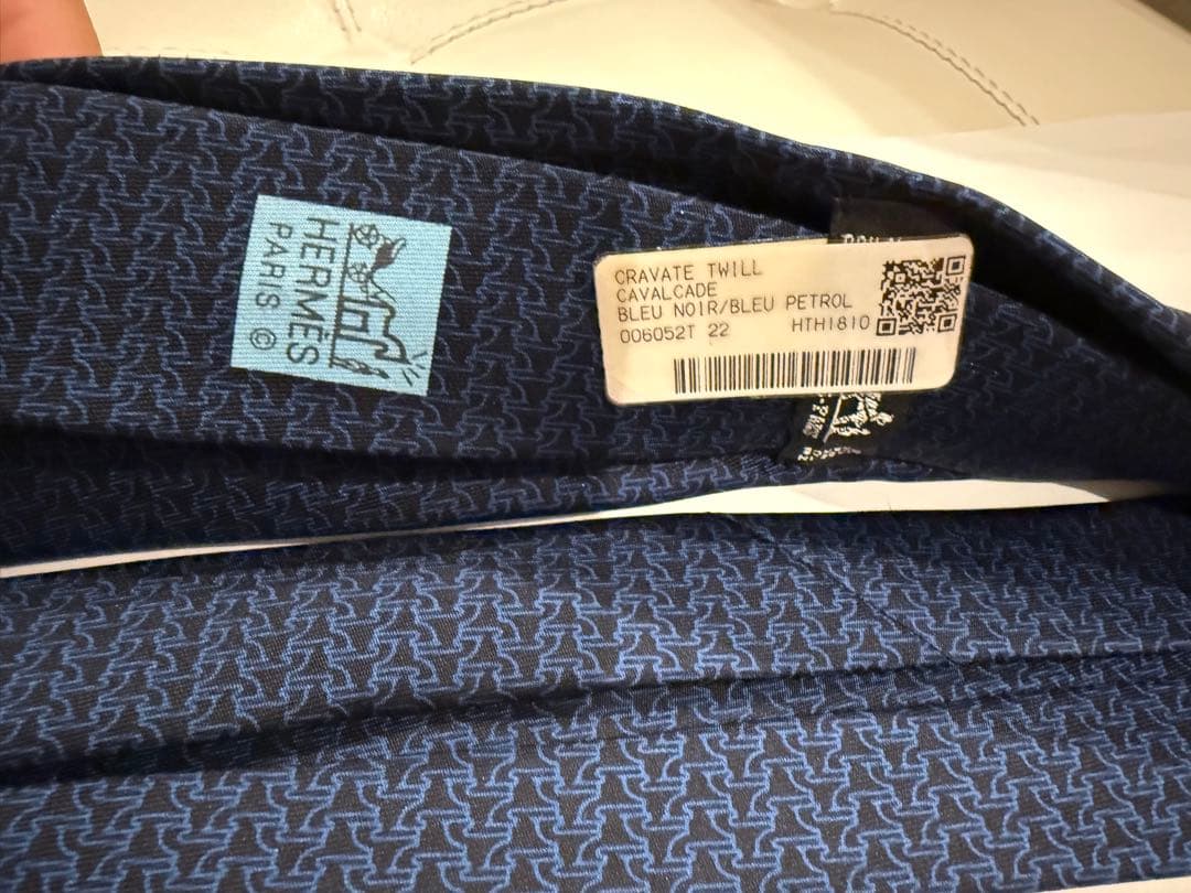 【&Necco 】HERMES CRAVATE THILL ネクタイ
