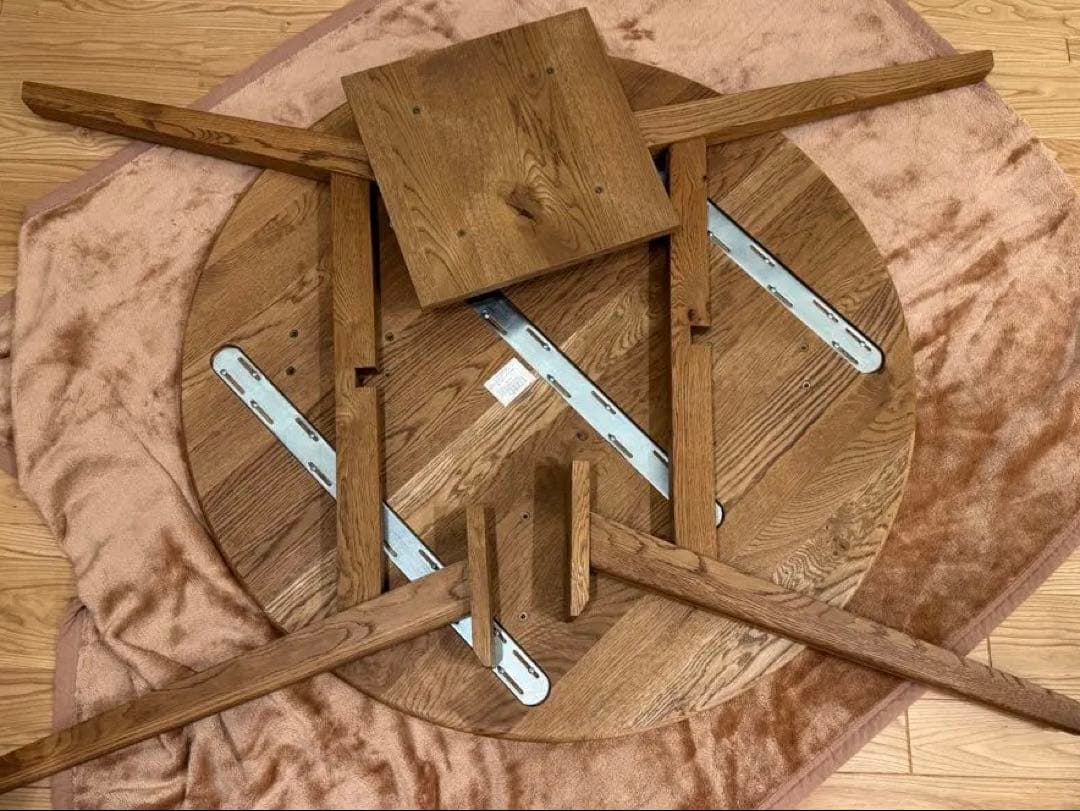 【unico】シート付ウニコ ADDAY(アディ)ダイニングテーブル Φ1100