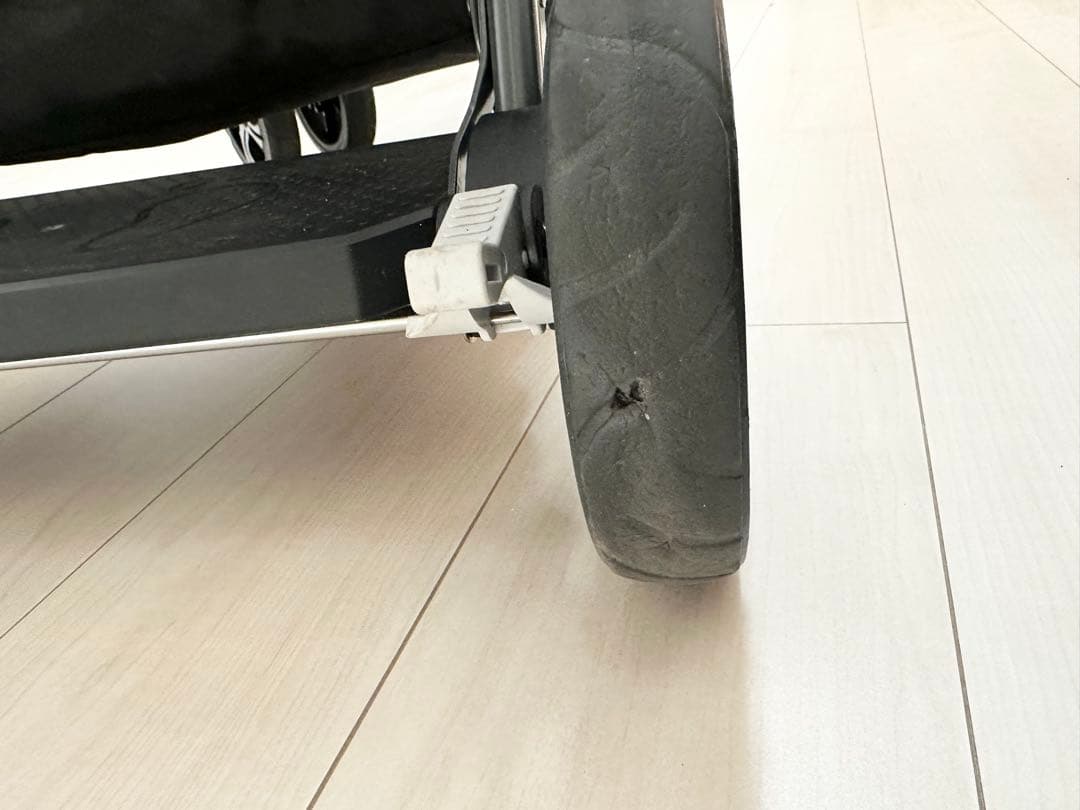 【12/24まで値引き】katoji 2人乗りベビーカー　背もたれシート付