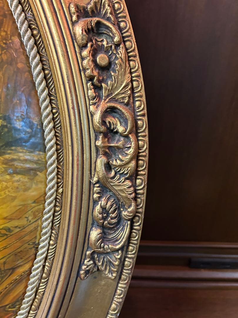 デコパージュ　肖像画