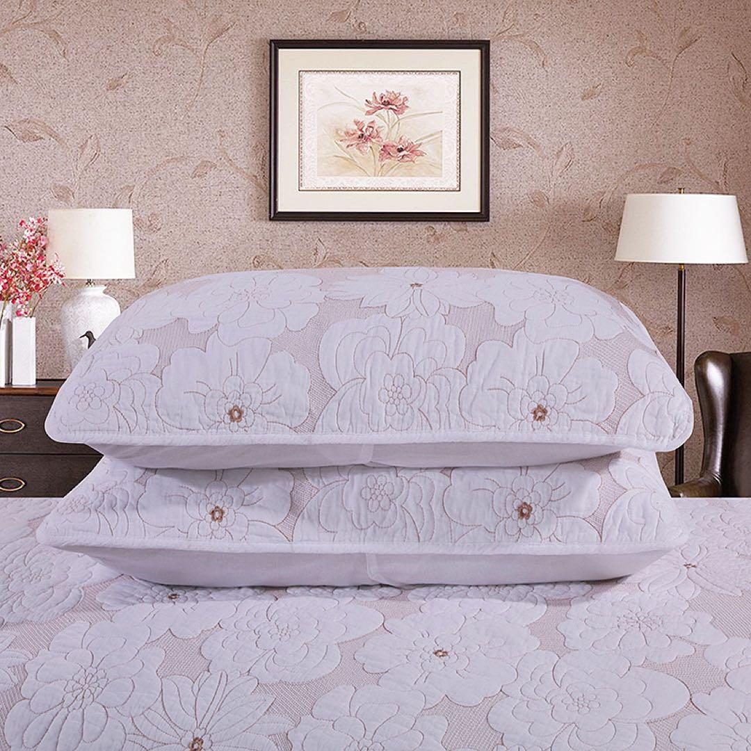 キルトベッドカバー3点セット綿マルチカバー キルティング 036