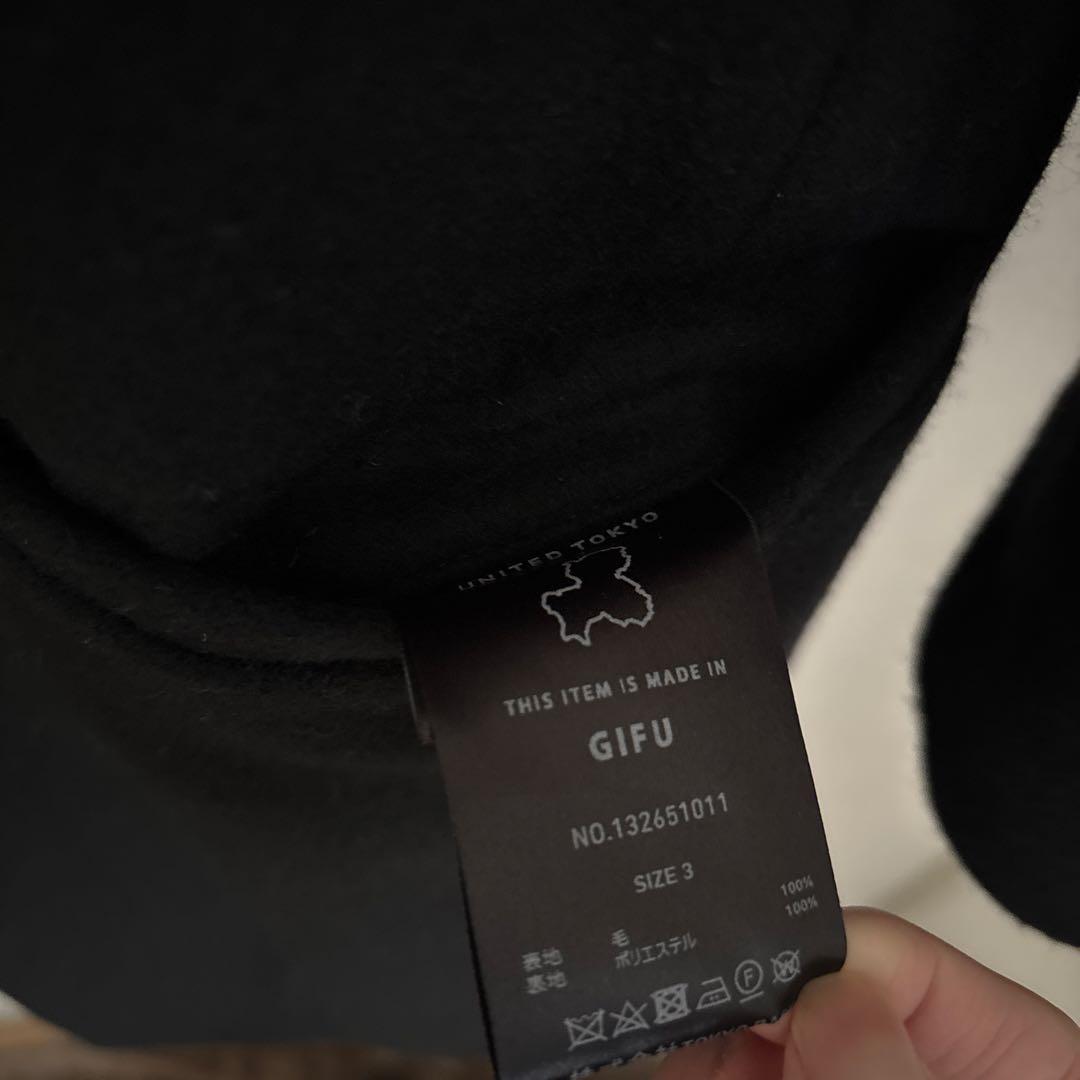 UNITED TOKYO SUPER 100's チェスターコート