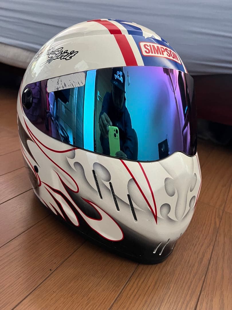 SIMSON フルフェイスヘルメット フレイムスデザイン