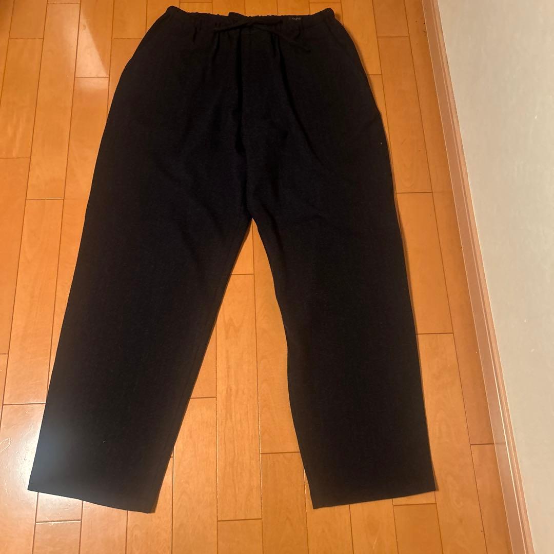 コモリ23AW リファインウール ドローストリングパンツ　COMOLI 2