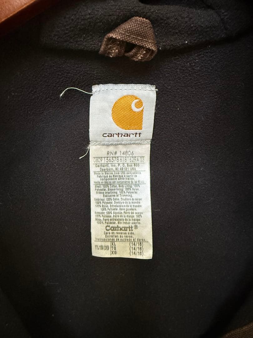 Carhartt アクティブジャケット ダークブラウン レアカラー