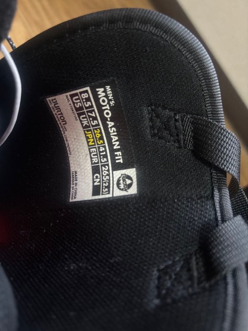 Burton MOTO スノーボードブーツ ブラック 26.5cm