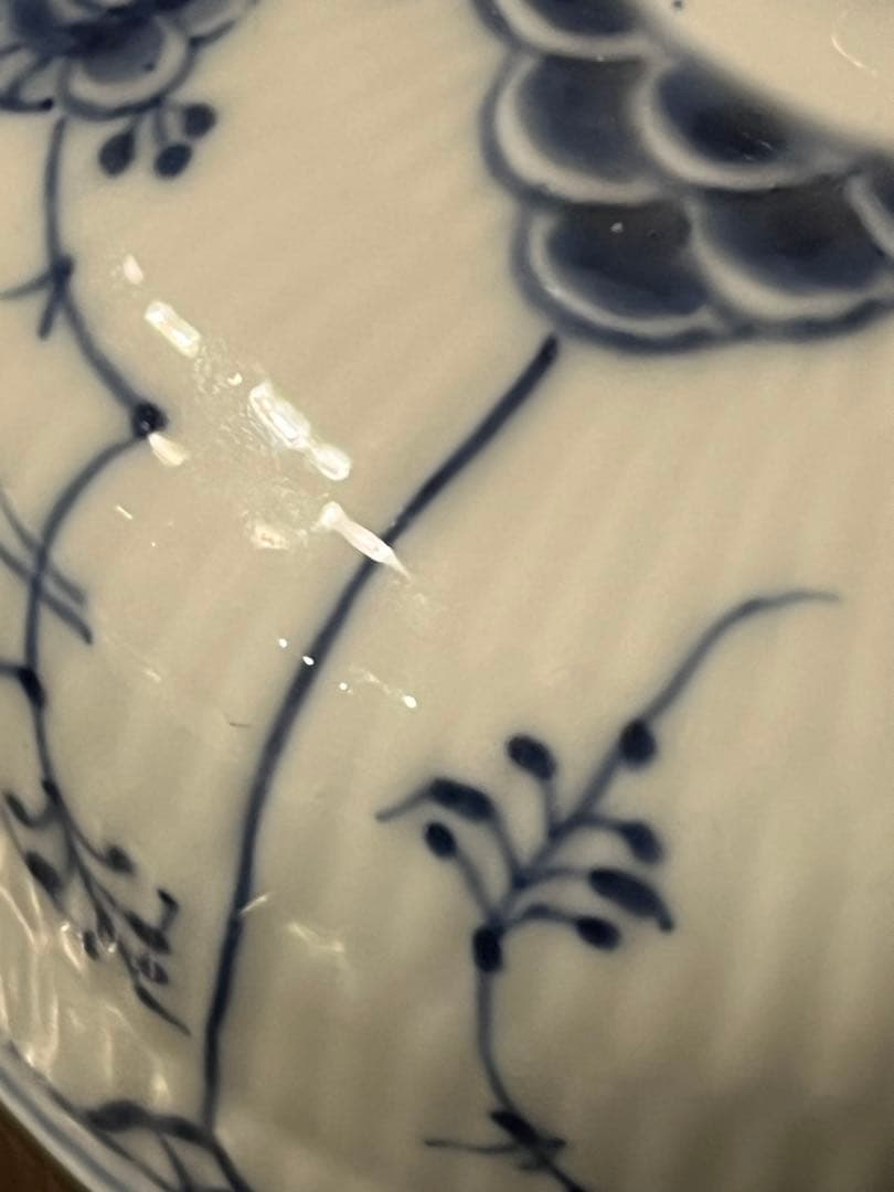 ロイヤルコペンハーゲン ハーフレース　ドーム型バターディッシュ　レア