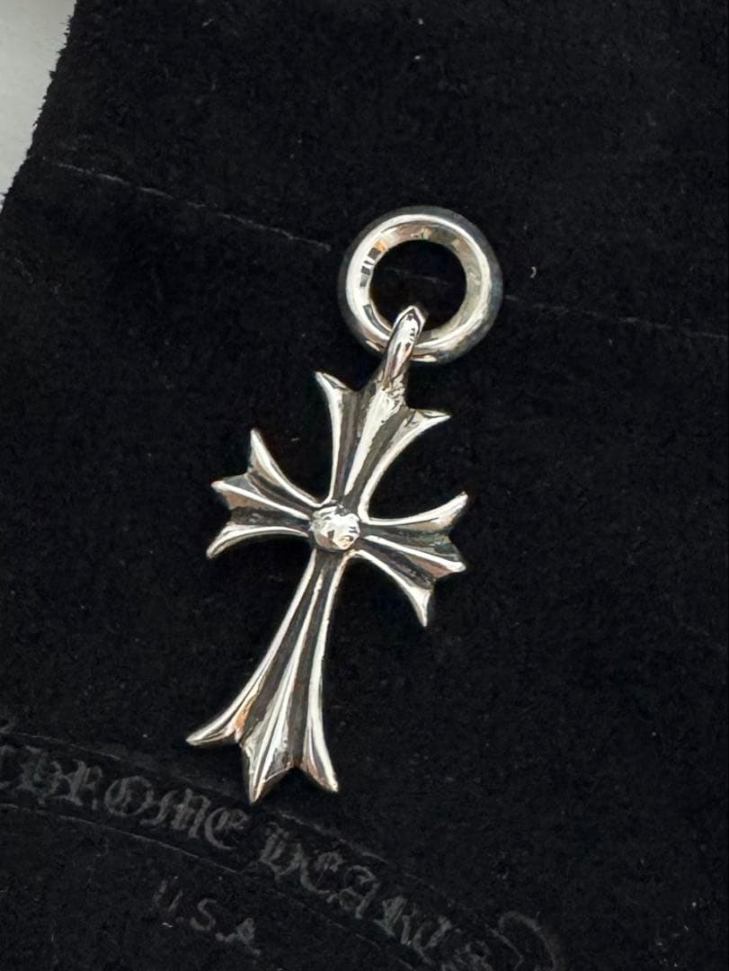 新品未使用/都内正規店購入 クロムハーツ タイニーCHクロスチャーム