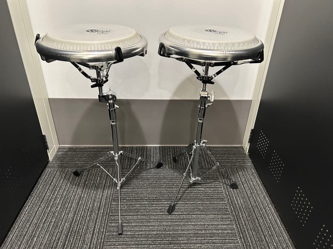 【kae】LP コンパクトコンガ 2台セット スタンド付き