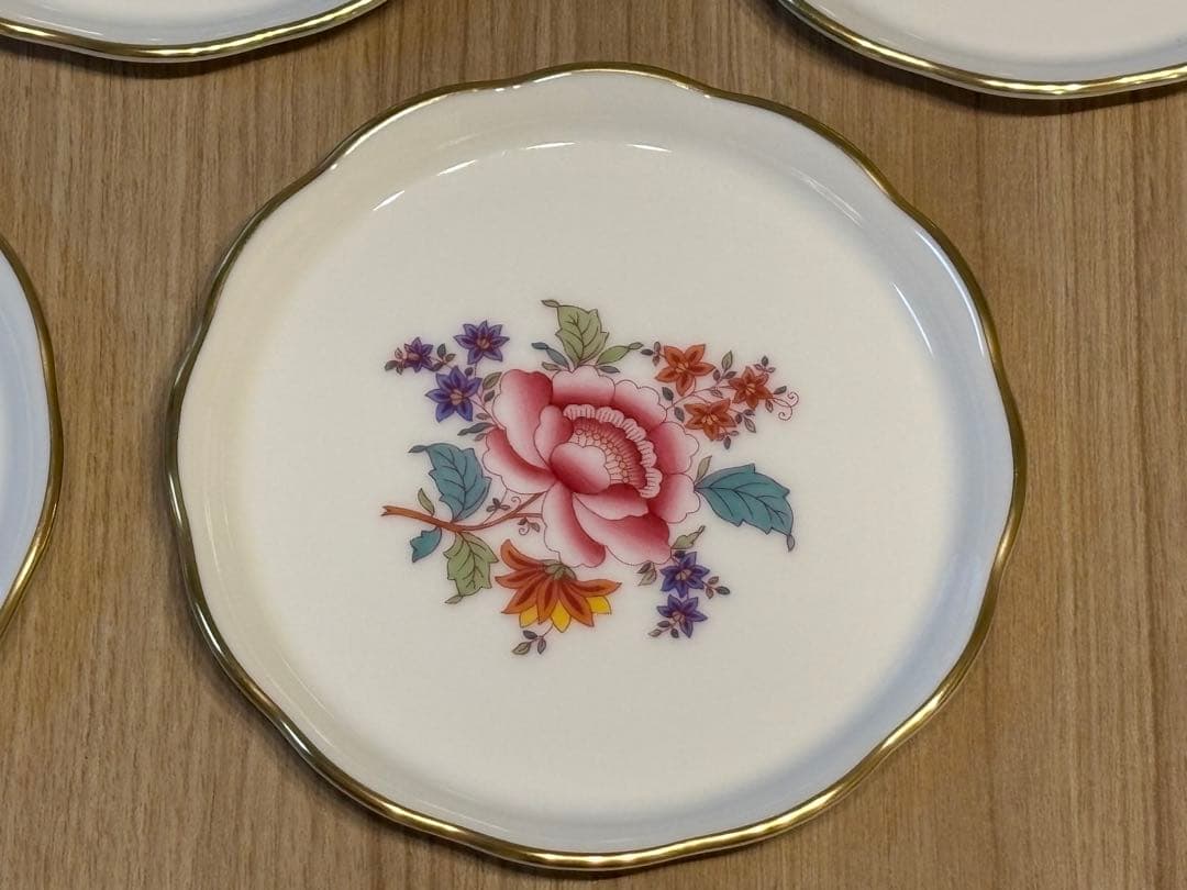 RITAO CHAN公式アカウント03専用 ヘレンド 花柄陶器皿5枚セット