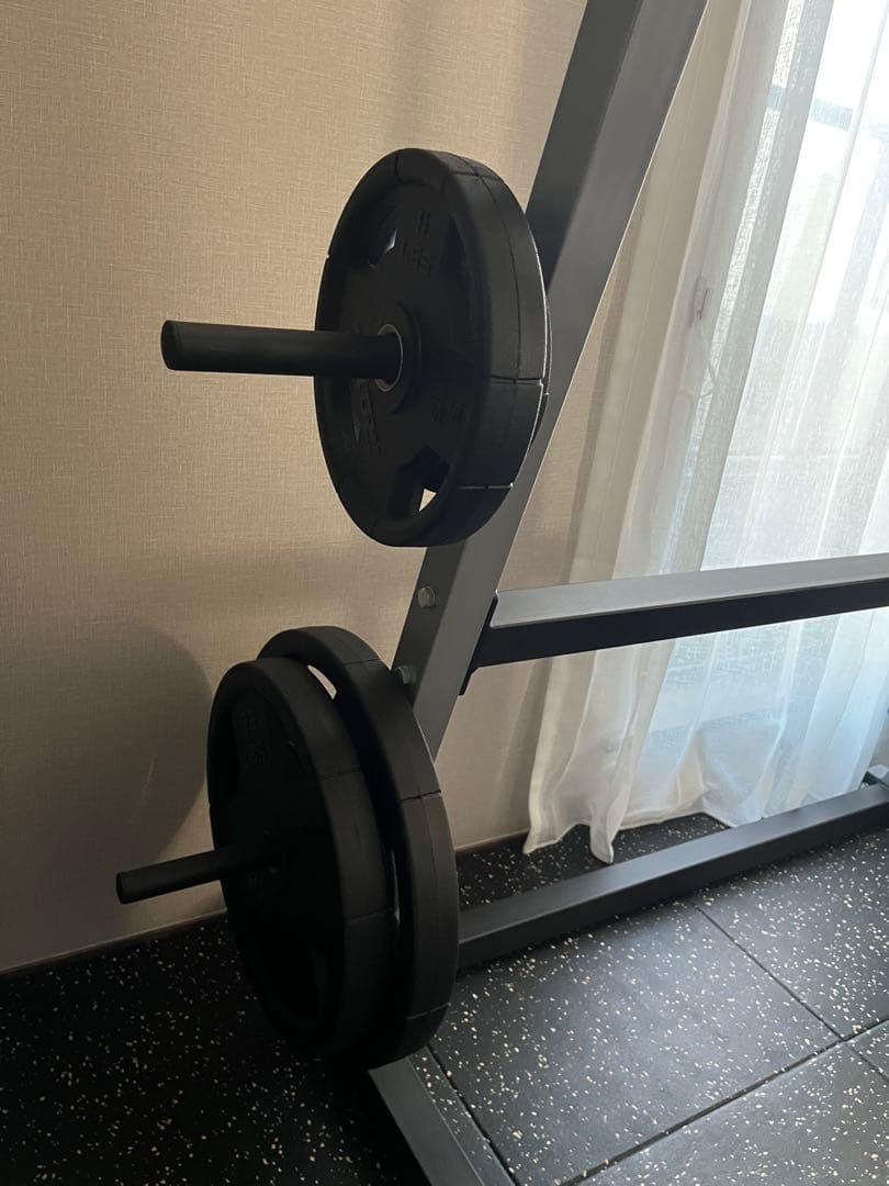 【美品/24年末購入】IROTEC スミスマシン・ベンチ・85kgプレートセット