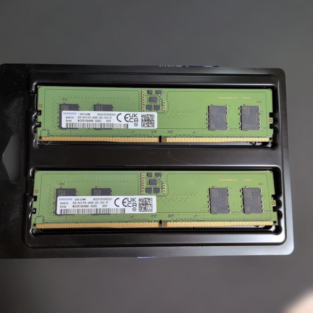 DDR5 16GB 8GBx2 メモリ M323R1GB4BB0-CQKOL