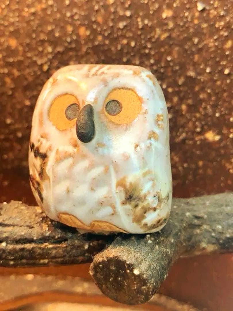 信楽焼《滋賀県》★ふくろう間接照明★《10月末まで¥1000引き》陶芸品
