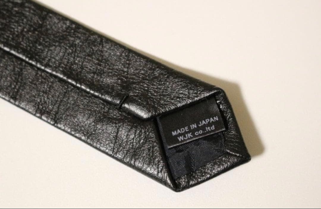 【未使用新品】wjk レザーネクタイ(定価1.5万円)