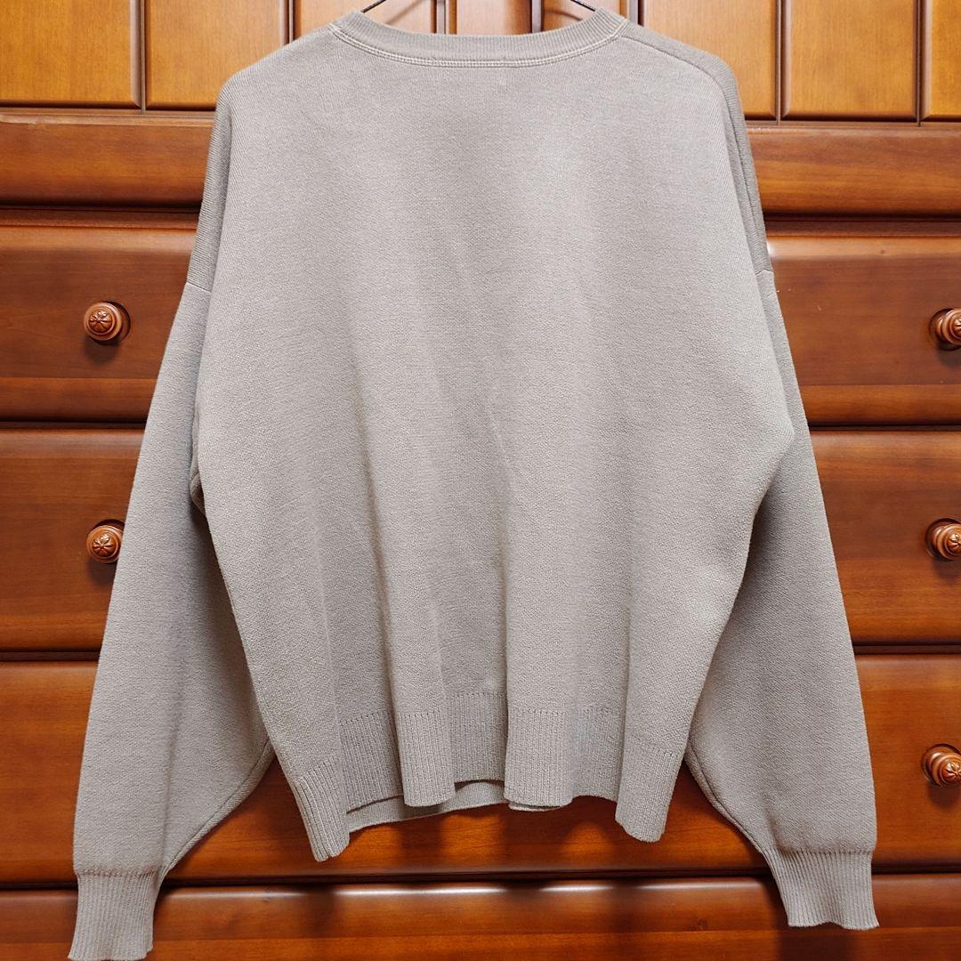 スローブイエナ サガラ刺繍スウェットライクニット SLOBEIENA ベージュ