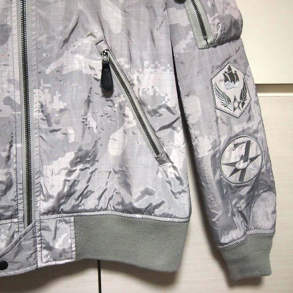 希少2XL★AVIREX　70周年　L-2B　フライトジャケット　シルバーグレー