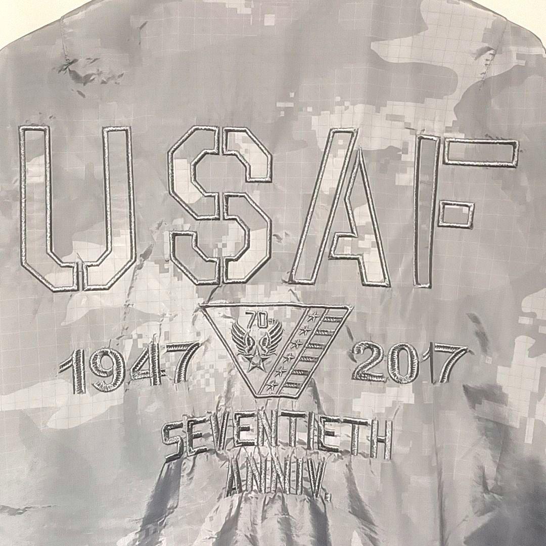 希少2XL★AVIREX　70周年　L-2B　フライトジャケット　シルバーグレー