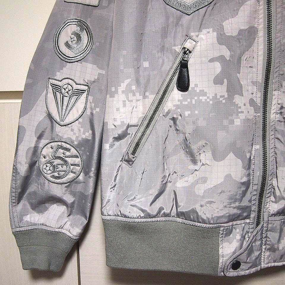 希少2XL★AVIREX　70周年　L-2B　フライトジャケット　シルバーグレー