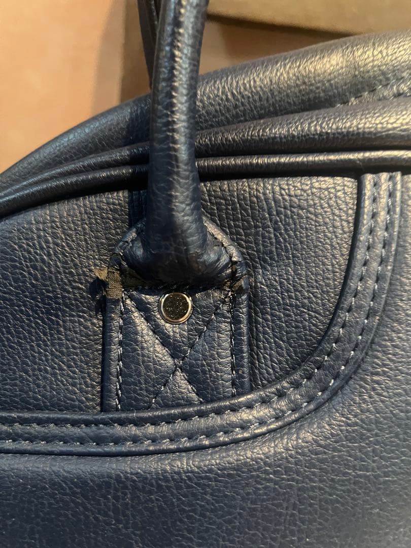 MASERATI ネイビー ハンドバッグ