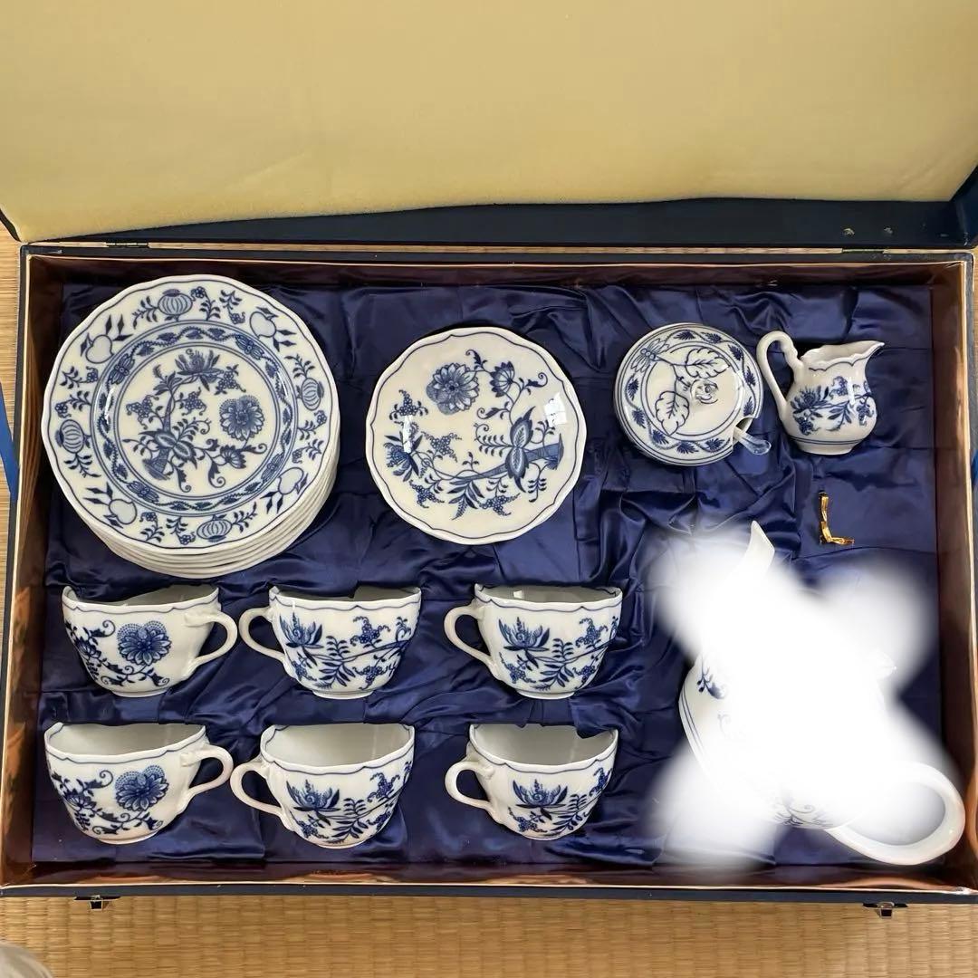 ブルーオニオン食器セット