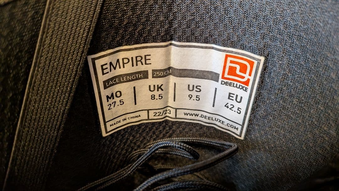 スノーボードブーツ 22-23 DEELUXE EMPIRE 27.5cm